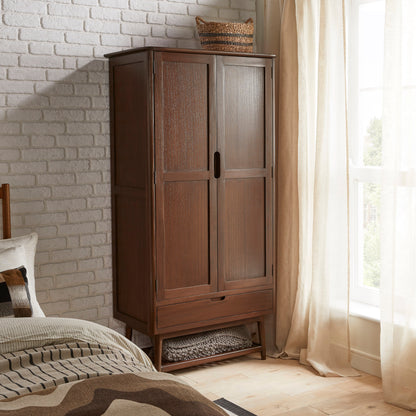 Norway Dark Walnut Wardrobe