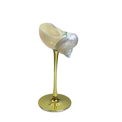 Ins Handmade Shell Conch Wine Glass Aromatherapy Dish