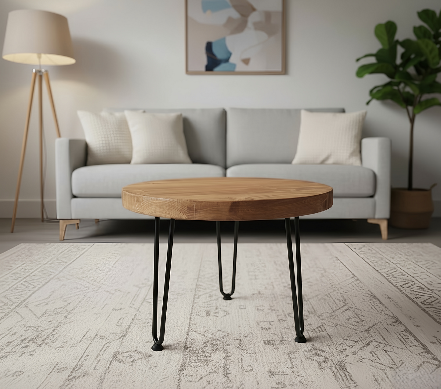 OLVA Round Chunky Coffee Table