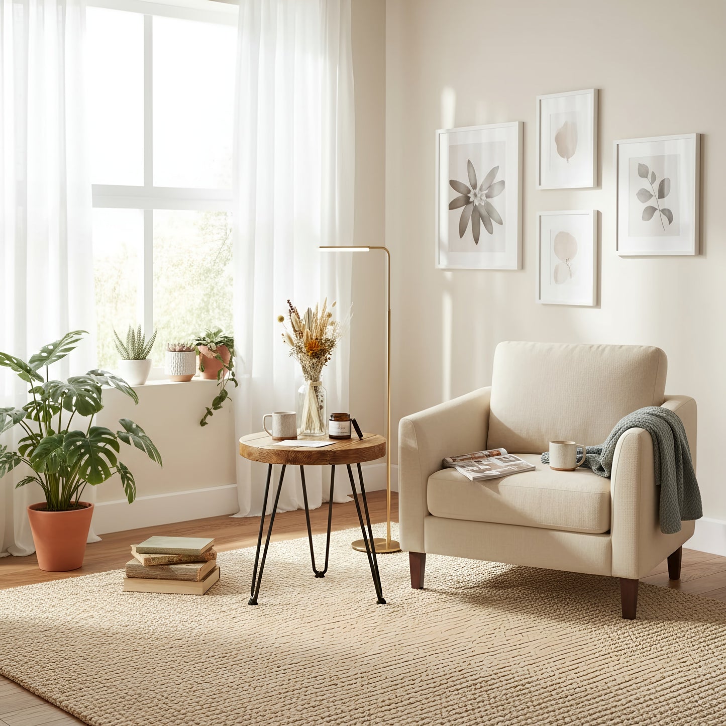 OLVA Round Chunky Coffee Table