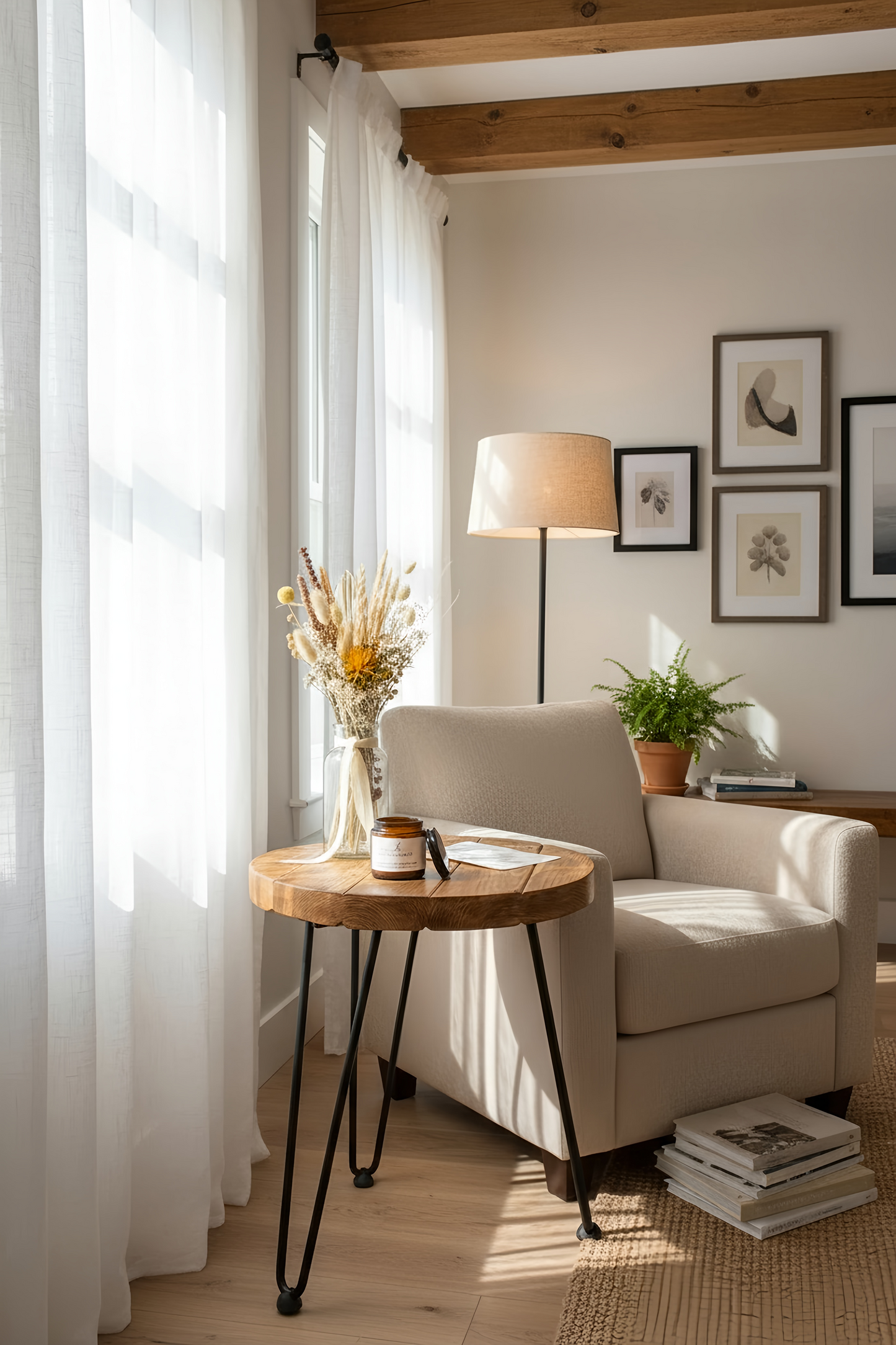 OLVA Round Chunky Coffee Table