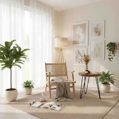 OLVA Round Chunky Coffee Table