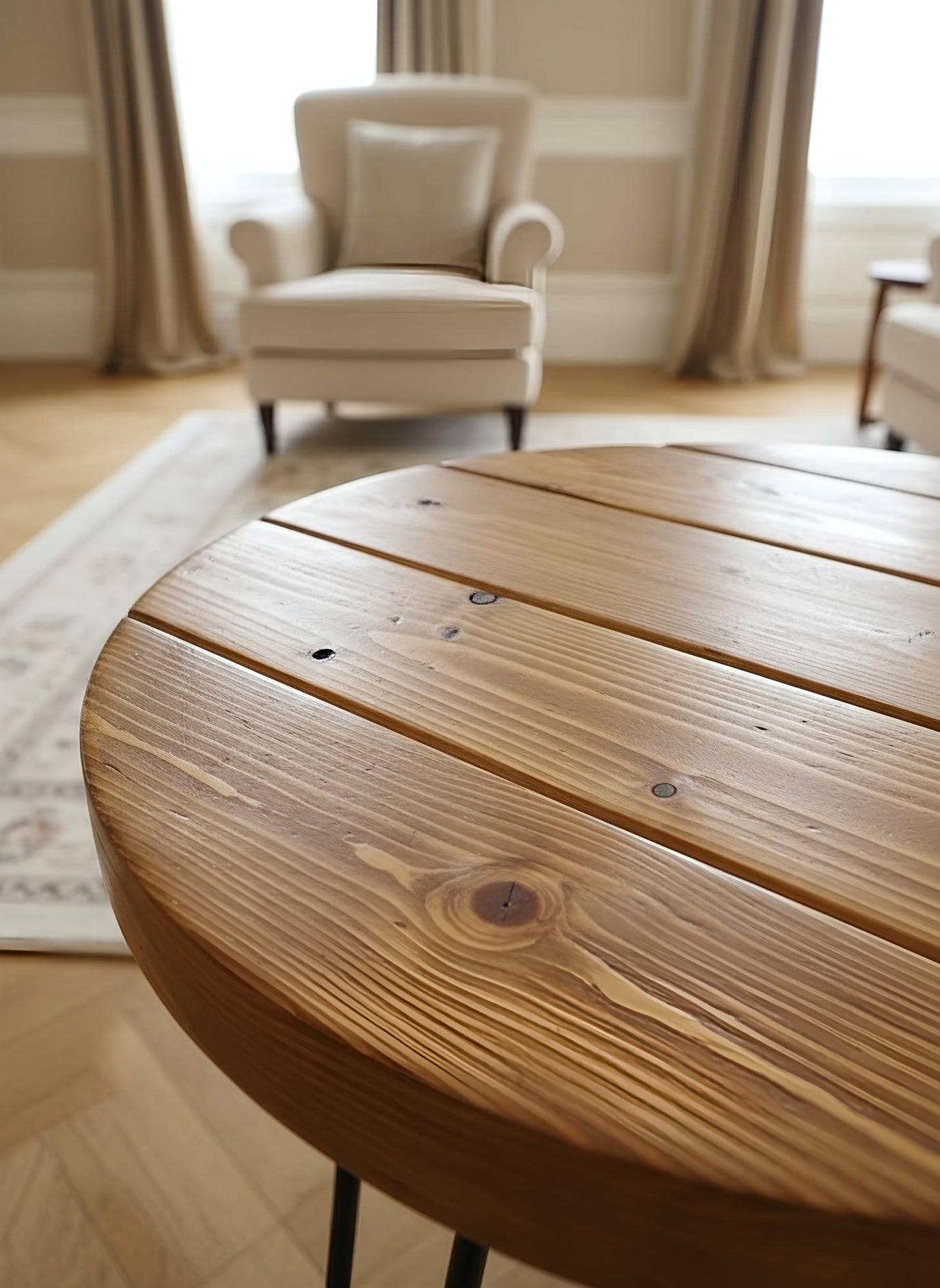 OLVA Round Chunky Coffee Table