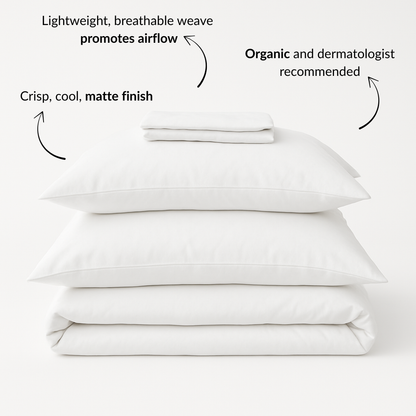 Bed Sheet Set (Organic Cotton Percale)