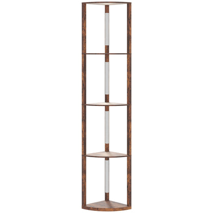 HOMCOM Three-Tier Corner Floor Lamp