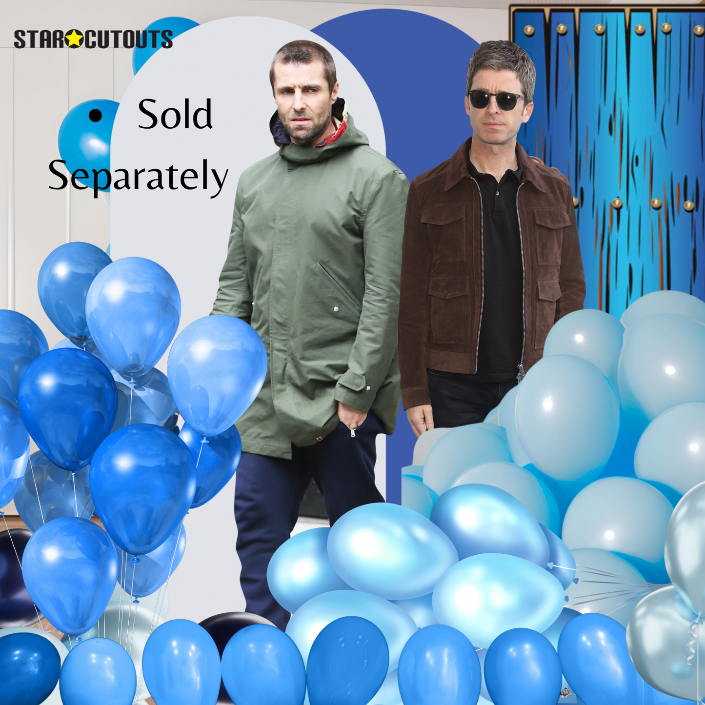 CS695 Liam Gallagher Height 178cm Lifesize Cardboard Cut Out With Mini