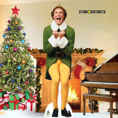 SC1289 Buddy The Elf Christmas Icon Cardboard Cut Out Height 187cm