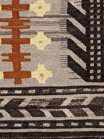 Turkish Kilim Vintage Cushion Cover - 40 x 40 cm