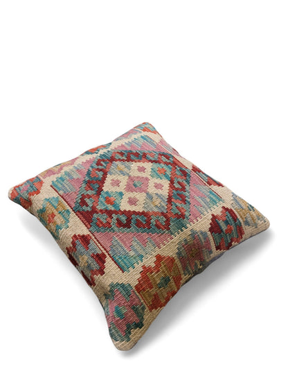 Afghan Kilim Cushion Cover - 45 x 45 cm