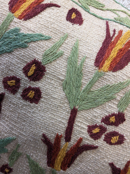 Suzani Hand Embroidered Cushion Cover - 45 x 45 cm