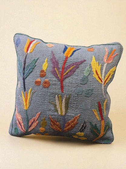 Suzani Hand Embroidered Cushion Cover - 45 x 45 cm