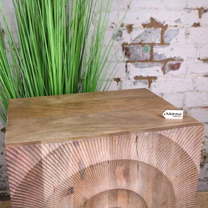 Parika Mango Wood Bedside Cabinet