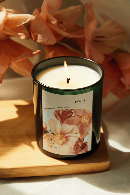 Peony Scented Candle