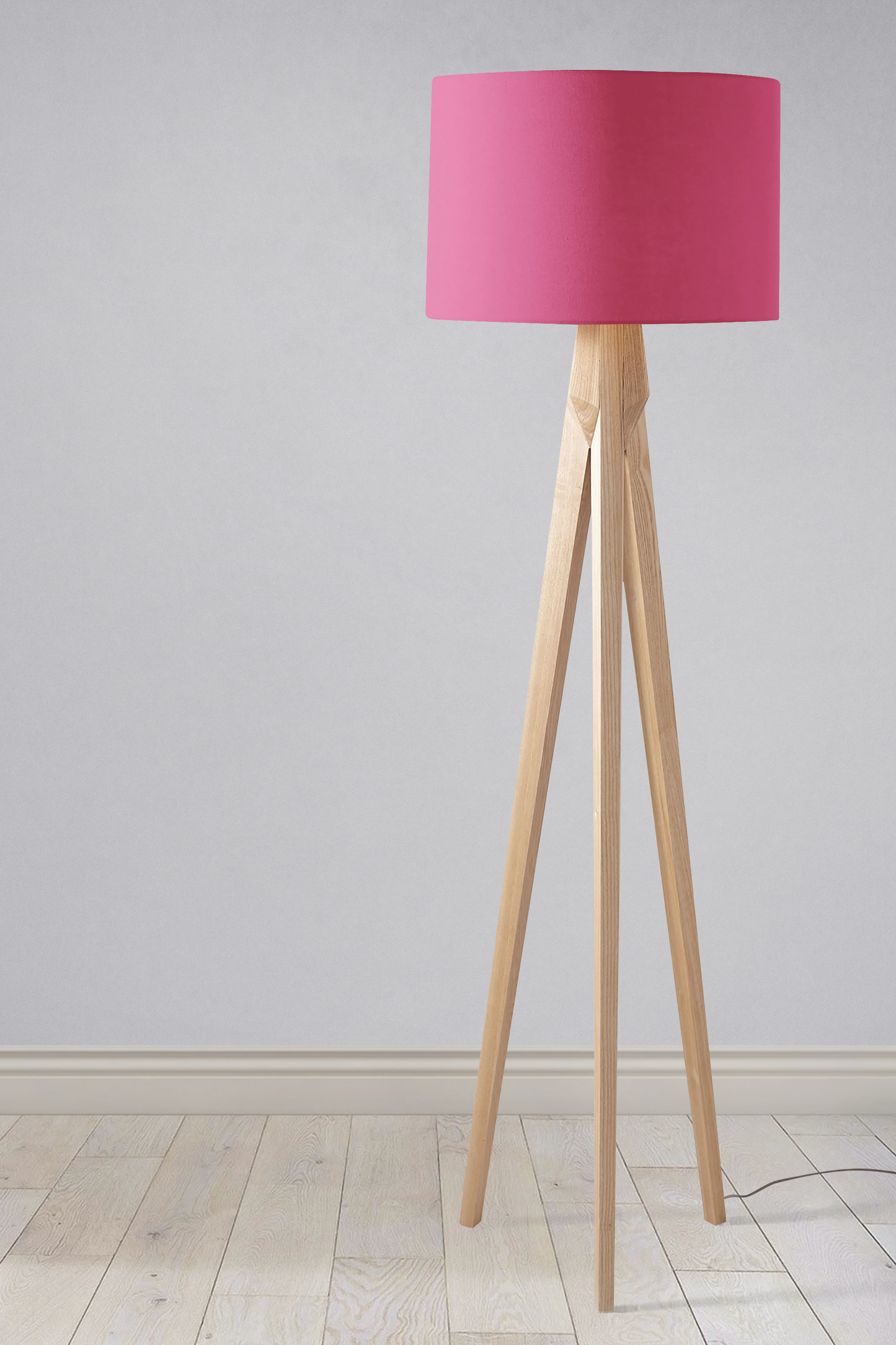 Plain Cerise Pink Lampshade, Ceiling or Table Lamp Shade