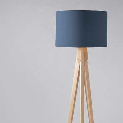 Plain Peacock Blue Lampshade, Dark Blue Ceiling or Table Lamp Shade