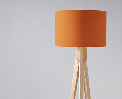 Plain Burnt Orange Lampshade – Handmade UK Ceiling or Table Lamp Shade | Made to Order