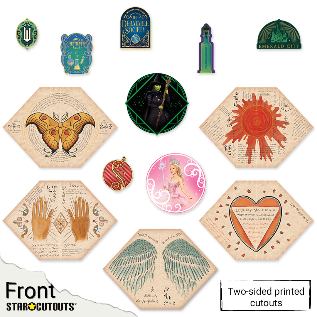 RD007 Wicked Witches Movie Room & Party  Decoration Pack Cardboard Cut Out Height 45cm