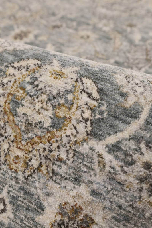 Raja Traditional Rug – Grey Vintage Elegance