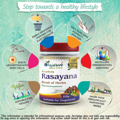 DivyaHerb Rasayana Powder 100 gram - Daily Vitality Support