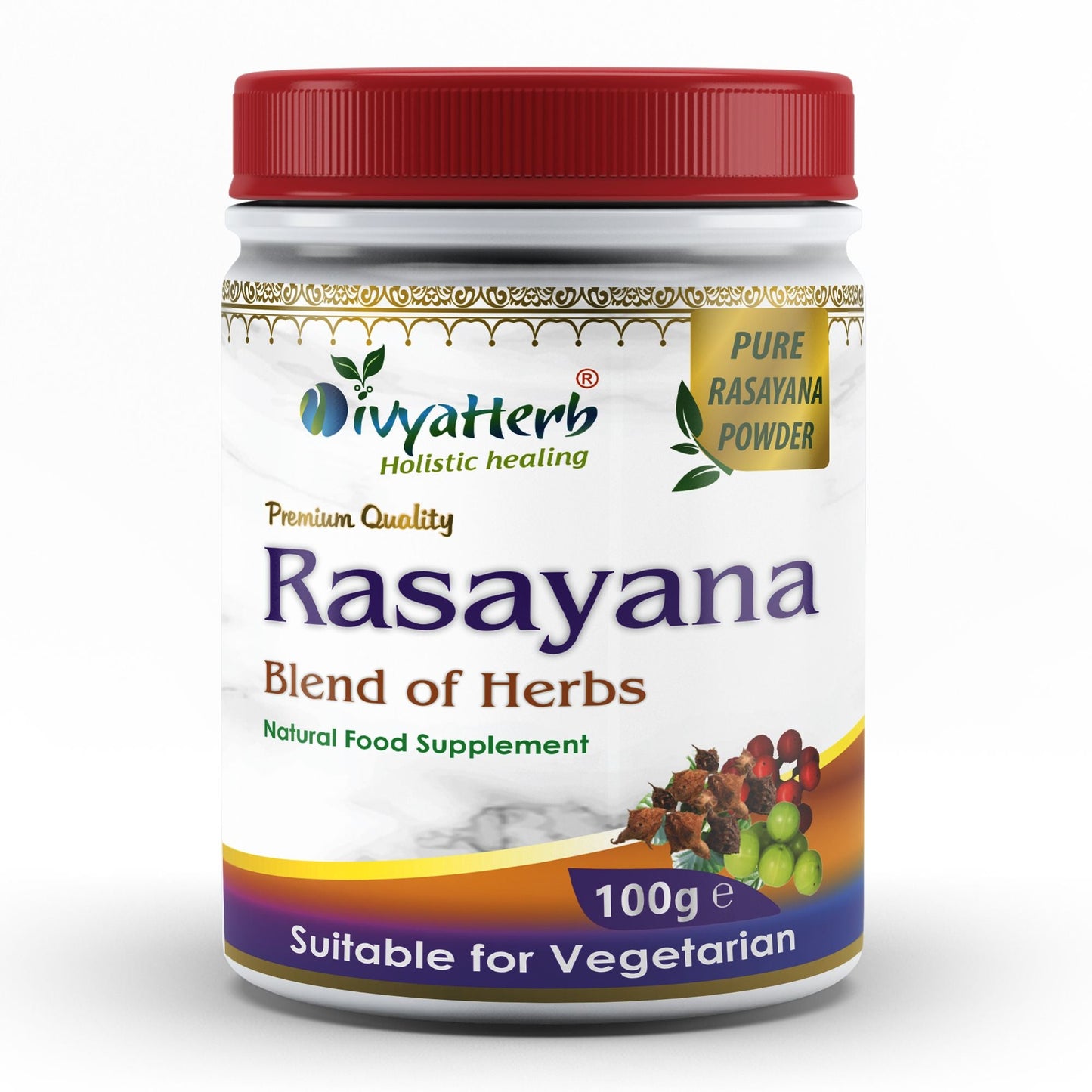 DivyaHerb Rasayana Powder 100 gram - Daily Vitality Support