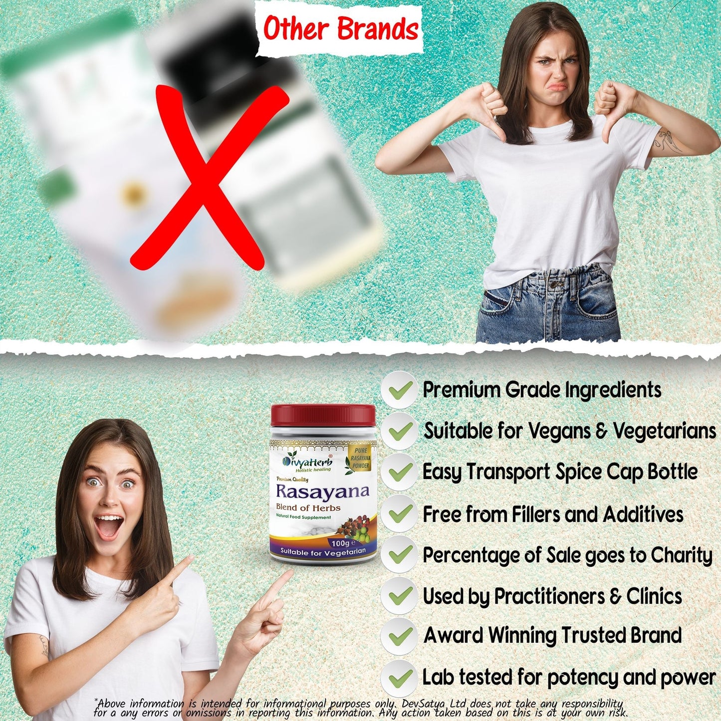 DivyaHerb Rasayana Powder 100 gram - Daily Vitality Support