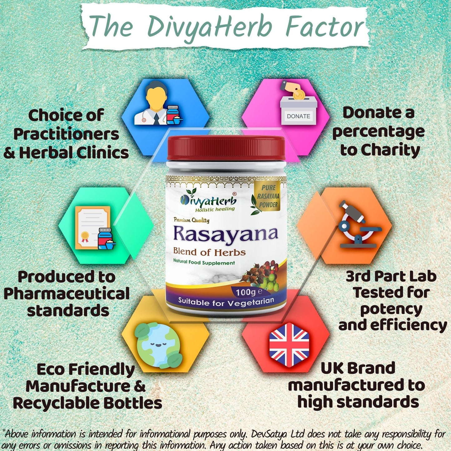 DivyaHerb Rasayana Powder 100 gram - Daily Vitality Support