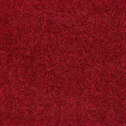 Washable Red Shaggy Rug