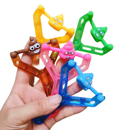 5-20 Pcs Kids Fun Slingshot Poop Toys Kids Party Favors Boys Girls Pinata Filler Baby Shower Favor Bags Carnival Prizes