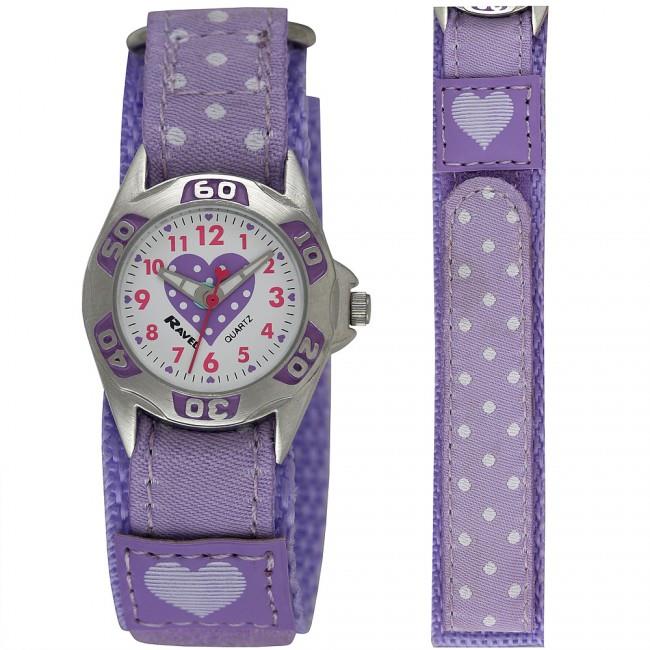Ravel Children Velcro Nylon Watch Available Multiple Colour & Design R1507