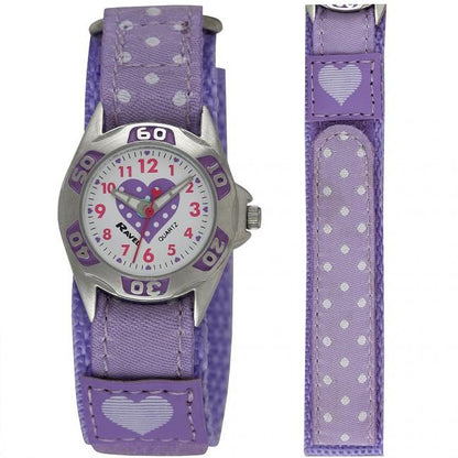 Ravel Children Velcro Nylon Watch Available Multiple Colour & Design R1507