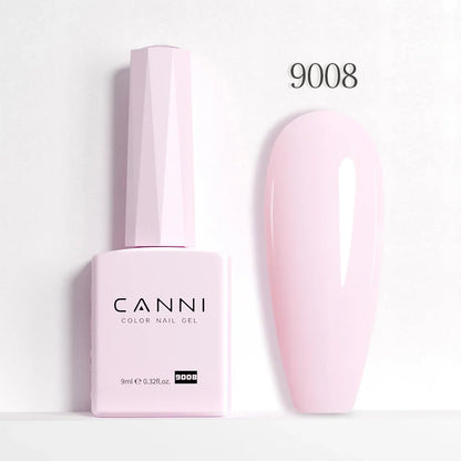 Canni Nail Gel Polish Jelly Nude Color HEMA FREE TPO FREE 9ml Transparent Semi Permanent Natural Nude French Nail Gel Lacquer