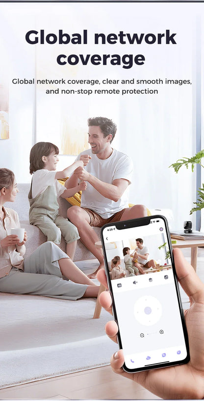 Lenovo Wifi Camera 6K HD Mini Camera Wireless Security Protection Remote Monitor Camcorders Video Surveillance Home Smart Camera