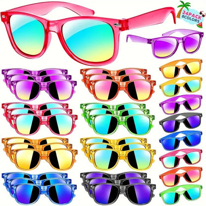 16/24 Pcs Cool Classic Fashion Glasses Kids Adult Birthday Wedding Party Guest Gifts, Classroom Rewards, Carnival Gift Packs