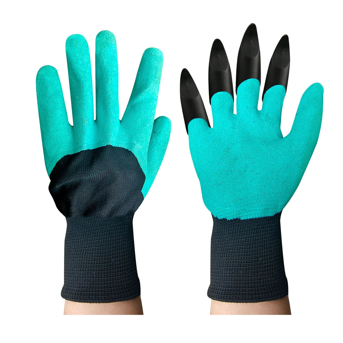 Garden Gloves with Claws Chicken Coop Cleaning for Digging Pruning Poking All in One Gardening Tool Durable Hand Protectors