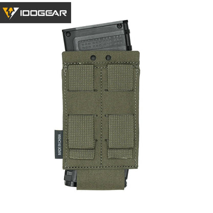 IDOGEAR Tactical Single LSR 556 Mag Pouch Mag Carrier MOLLE Pouch Laser Cut Tool Bags 35135