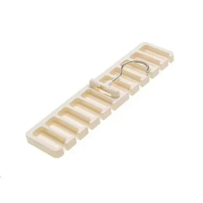 1-12Pcs Multifunctional Belt Organizer Hanging Tie Rack Belt Hanger Clothes Rack Organizer Tie Rack Home Closet Organizer