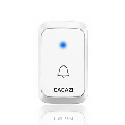 CACAZ Smart Home Waterproof Wireless Doorbell For Outdoor 4 Levels Volume 80DB 60 Chimes Home Calling Bell US EU UK AU Plug
