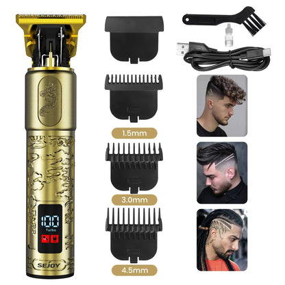 SEJOY Electric Hair Clipper for Men Professional Hair Cutting Machine Adjustable Precision  Adults Kids Cordless Hair Trimmers