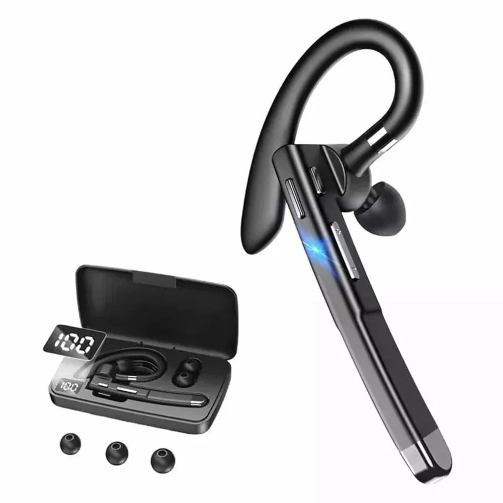 Newest Wireless Headphones Business Bluetooth v5.3 Earphones Hands-free Call Mic Noise Cancelling Headset Earbuds for Driving