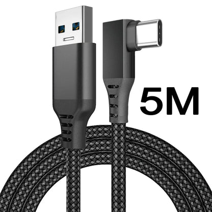Virtual Reality VR Glasses Cable USB A To Type C 5M for Meta Oculus Quest 2 Quest2 Link Game Accessories Headset Helmet Gaming