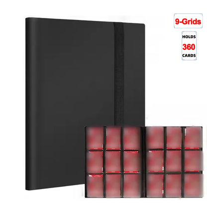 1Pc Card Binder 160/360/480 Trading Card Holder Book PP Cover Binder For Cards Durable Side Loading Card Book With Gaming Cards