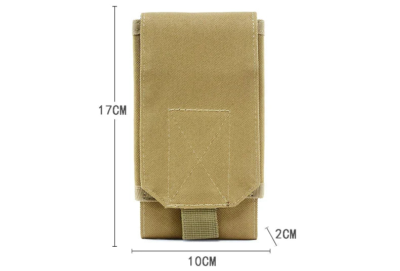 6 Inch Cell Phone Pouch Waist Bag Molle Outdoor Universal Running Mobile Phone Case Bag Camping Hunting Accessories Pouch