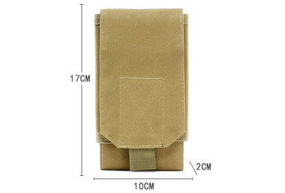 6 Inch Cell Phone Pouch Waist Bag Molle Outdoor Universal Running Mobile Phone Case Bag Camping Hunting Accessories Pouch
