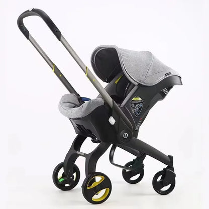 Multi-functional Two-Way Stroller 3-in-1 Foldable Basket Seat Portable Lightweight Luxury Travel Stroller Newborn-Ready Baby Stroller Baby Products, Infant Car Seats