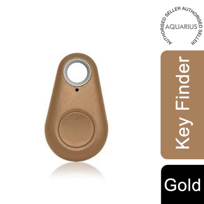 Aquarius Key Finder Anti-Lost Alarm with GPS Last Location Finder, Gold