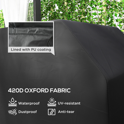 Outsunny Barbecue Covers, Waterproof UV Protection Rip-Proof, 147 x 61 x 120cm
