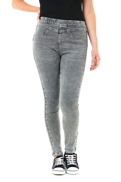 LADIES SCULPT JEGGINGS ACID BLACK 14