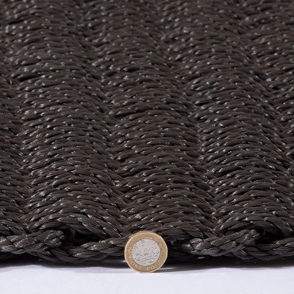 Didsbury Braided Polypropylene 55x100cm Slate Doormat
