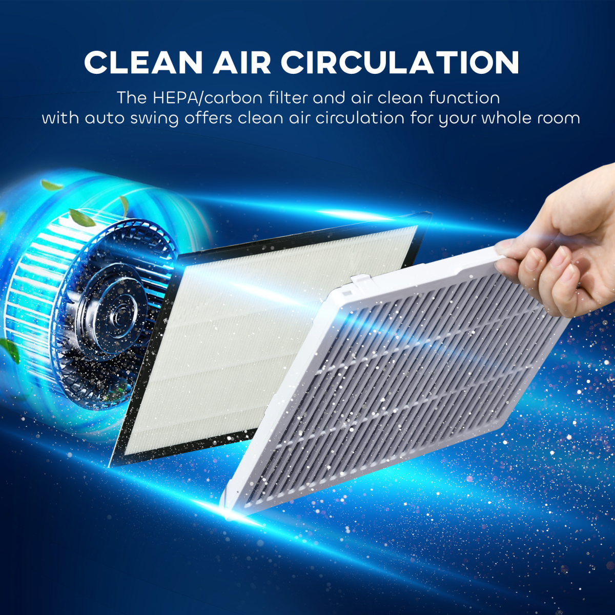 HOMCOM 16L/Day Quiet Air Dehumidifier with Purifier, UVC, Ioniser, Timer