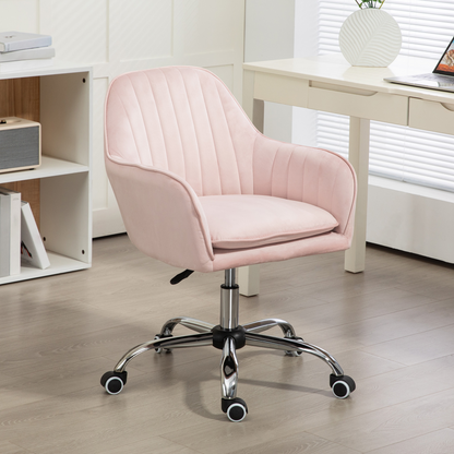 HOMCOM Office Chair, Swivel Desk Chair w/ Adjustable Height